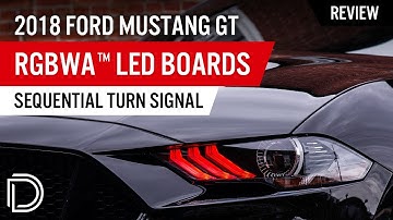 2018-2019 Ford Mustang Multicolor DRL LED Boards | Diode Dynamics