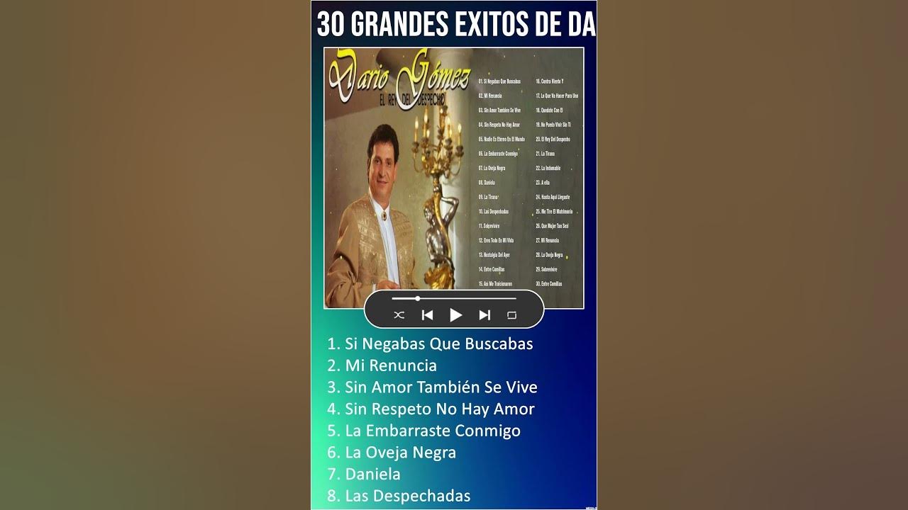 30 GRANDES EXITOS DE DARIO GOMEZ - DARIO GOMEZ 30 EXITOS LO MEJOR #shorts