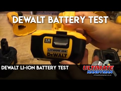 www.ultimatehandyman.co.uk tests out the latest Li-Ion battery from Dewalt. These batteries can be charged 2000 times and have no "memory effect".