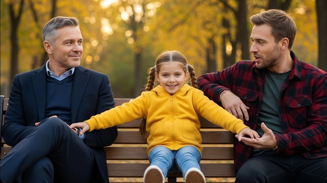 Don't cry miss you can barrow my dad said the little girl to the CEO sitting alone at the park