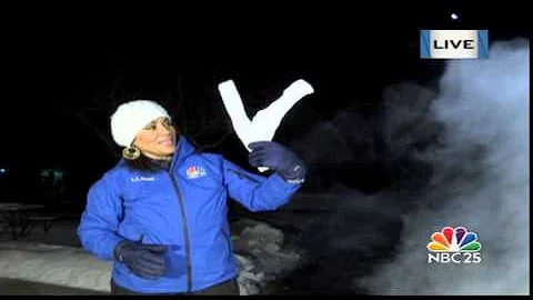 NBC 25 Today: Cold Experiments In Freezing Temps