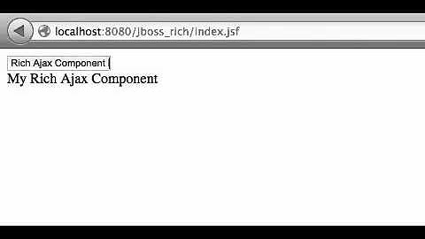 Rich Faces working Eclipse Demo