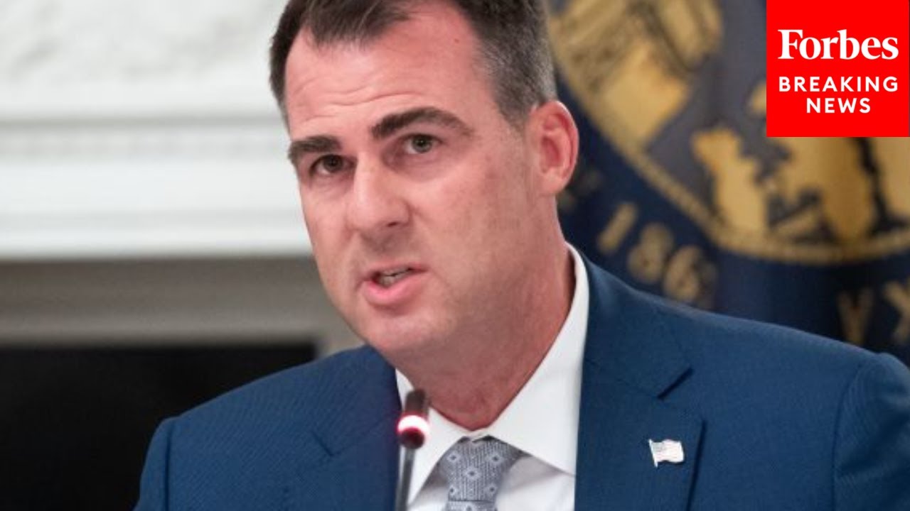 Oklahoma Governor Kevin Stitt Holds Press Briefing - YouTube