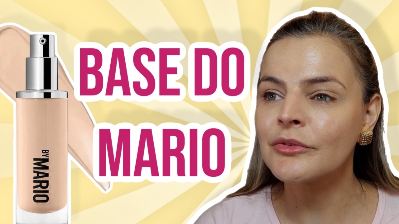 TESTANDO A BASE DA MAKE UP BY MARIO