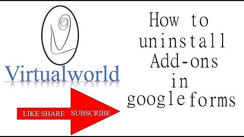 How to uninstall Add-ons in Google Forms