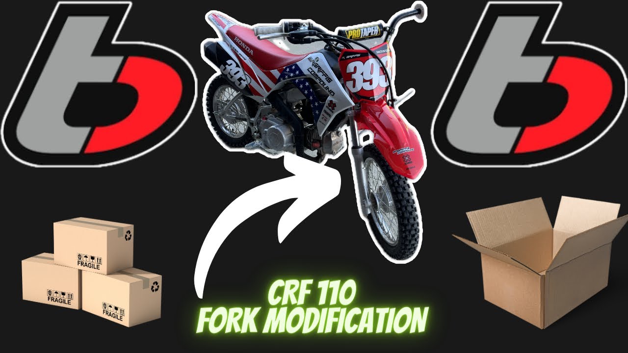 TBparts front fork upgrade crf110 dirtbike pitbike tbparts 110