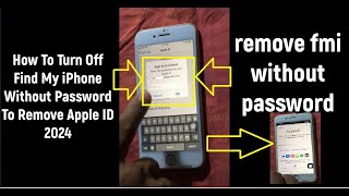 Remove fmi without PC /How To Turn Off Find My iPhone Without Password To Remove Apple ID 2024​