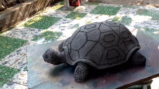 Creative Cement Ideas | How To Rendering Beautiful Turtle From Cement ?