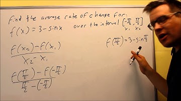 Average Rate of Change Example 2 Calculus