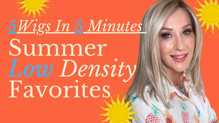 LOW DENSITY WIGS | 5 WIGS | 5 MINUTES | 5 COLORS | 1 BRAND | SHOULDER LENGTH STYLES  #wigs #wig