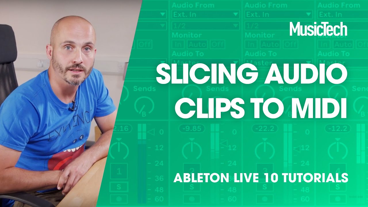 Ableton Live Tutorials: Slicing audio clips to MIDI