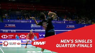 QF | MS | Anthony Sinisuka GINTING (INA) vs CHEN Long (CHN) [6] | BWF 2018