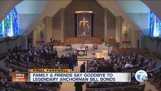 Family, Friends & Colleagues gather to say goodbye to legendary anchorman Bill Bonds