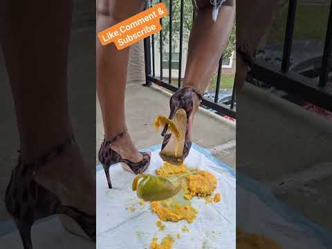 Goodnight Heel|CRUSHING #asmr #feet #heels #shorts #asmrtapping #crocs #grinding #stumping #explore