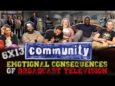 Community - 6x13 Emotional Consequences of Broadcast Television - Group Reaction