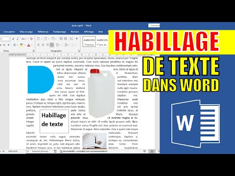 How to apply text wrapping in Word || Captive text?