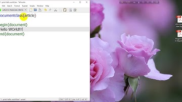 LaTeX Tutorial 01 || Create a LateX document