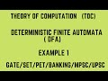 Master DFA Design with Example 1 | Theory of Computation & GATE Preparation π