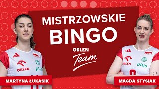 Mistrzowskie bingo ORLEN Team | Martyna Łukasik & Magda Stysiak