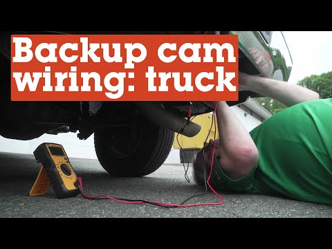 How to run backup camera wires in a truck | Crutchfield