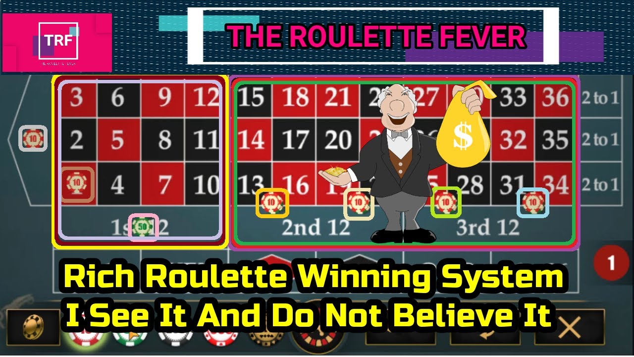 ♥ Rich Roulette Winning System ♦ I See It And Do Not Believe It ♣