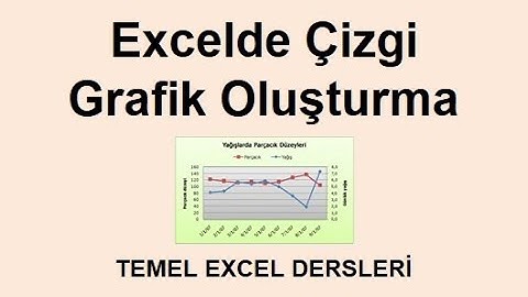 1 Dakikada Excel - Çizgi Grafik Nasıl Oluşturulur? #exceldersleri #excelöğren #excelkursu