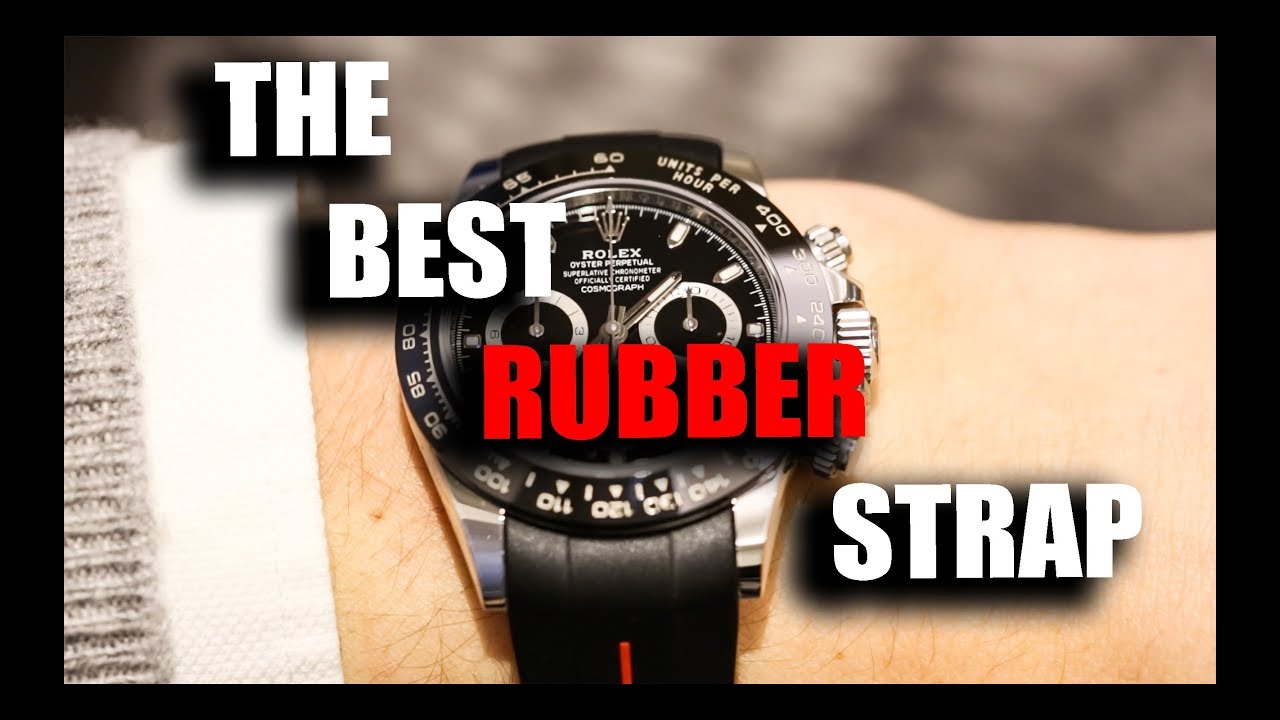 best rolex rubber strap