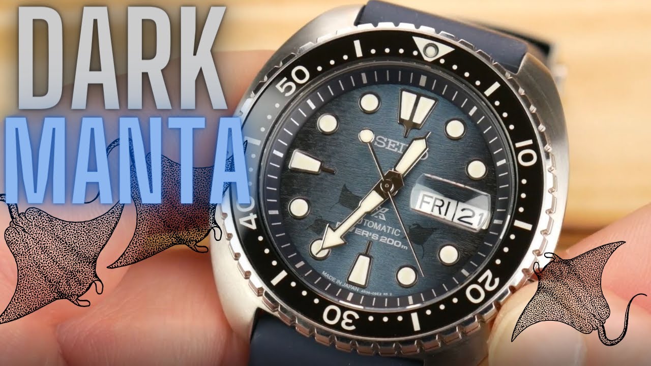 Seiko SPRF77 Dark Manta King Turtle I Watches Like This Are Why We Fell In  Love With Seiko - YouTube