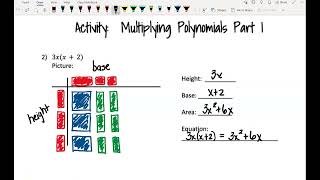 M2 Activity:  Multiplying Polynomials Part 1 part 2 (2022-2023)