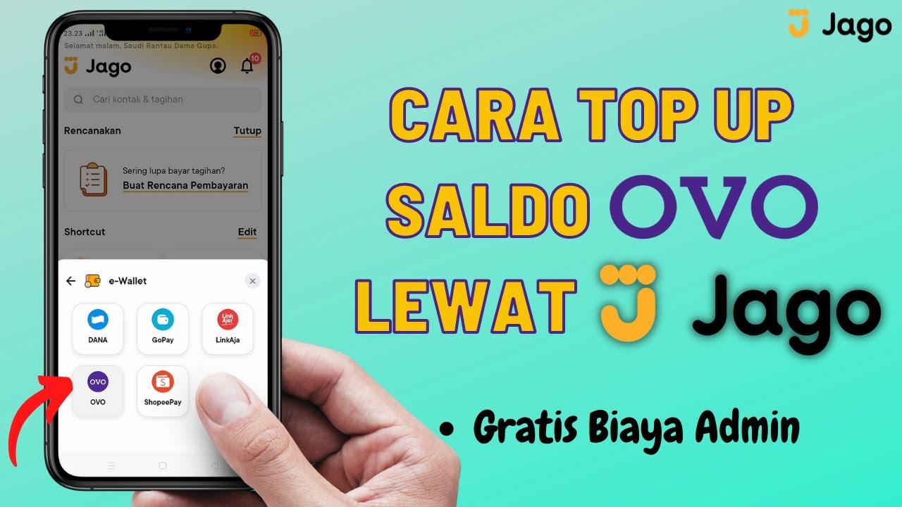 g9up'ovo  New  Cara Top Up Saldo OVO Lewat Bank Jago