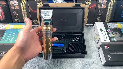 ReView Chi Tiết Tông Đơ Huber F10plus Với Lưỡi Sứ Chuốt , Máy Êm Và Khoẻ , Thiết Kế Sang Trọng