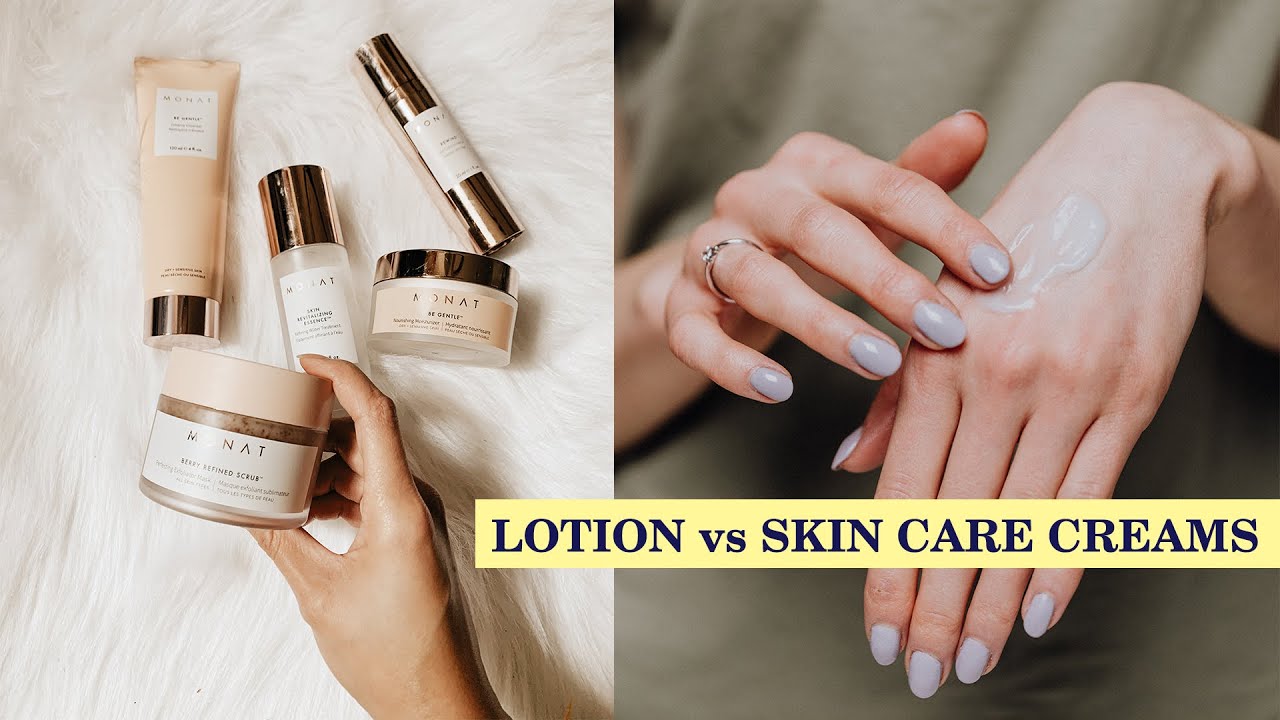LOTION vs SKIN CARE CREAMS EPIC TIPS YouTube