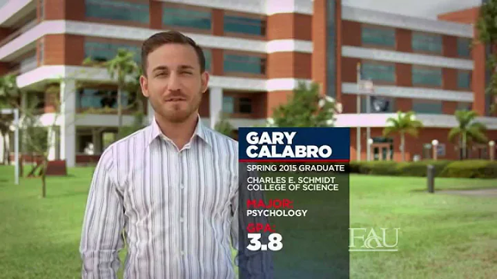 FAU Broward Student Profile - Gary Calabro