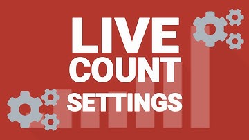 How to adjust your Social Blade Live Subscriber Counter Settings