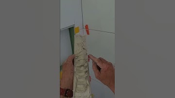 Make sure your aluminium gets the glue | DIY Tiling #shorts #diy