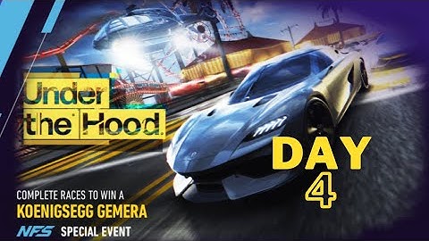 NFS NO LIMITS KOENIGSEGG GEMERA UNDER THE HOOD SPECIAL EVENT 2023 - DAY 4 #nfsnolimits