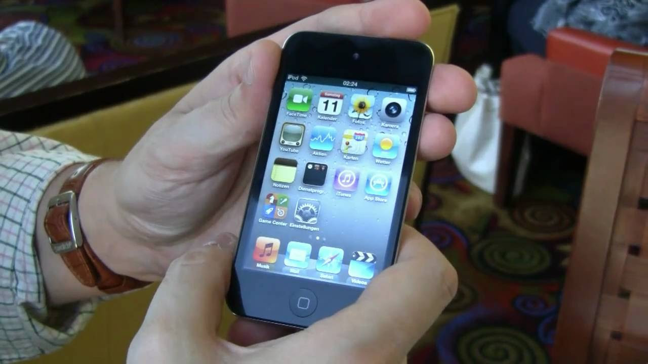 New iPod Touch 4G Test - Unboxing (Deutsch German)