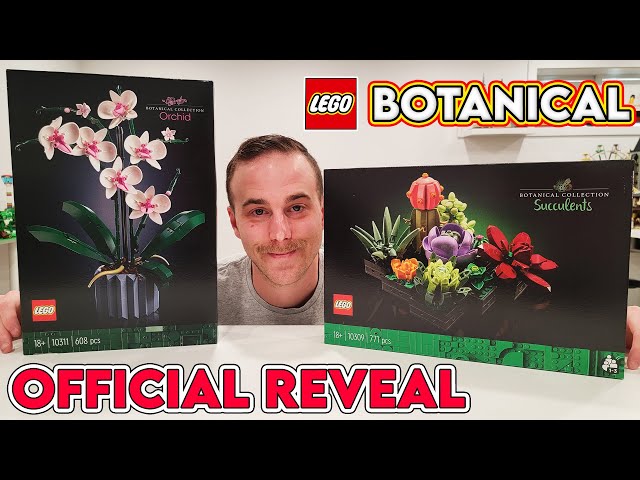 LEGO Orchid and Succulents join the LEGO Botanical Collection in