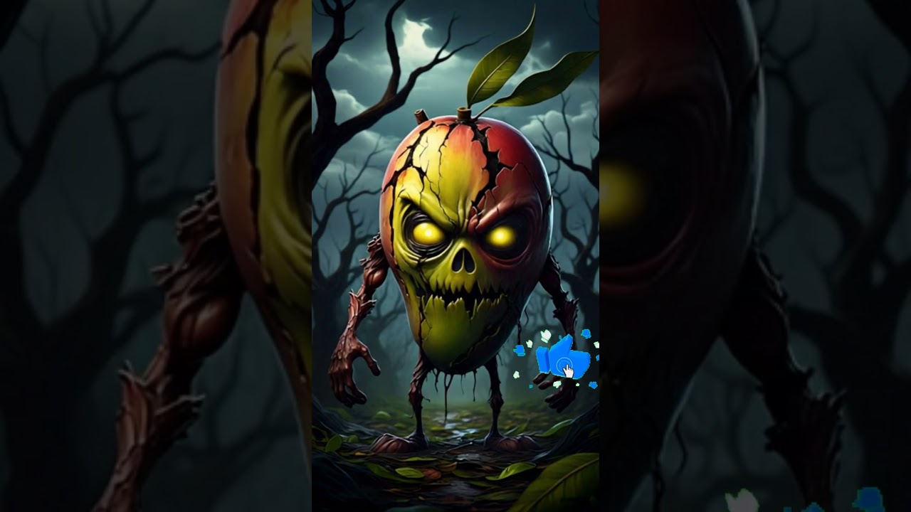 Ghost Mango fruit | Horror mango | Scary videos | bhoot wala | cartoon  