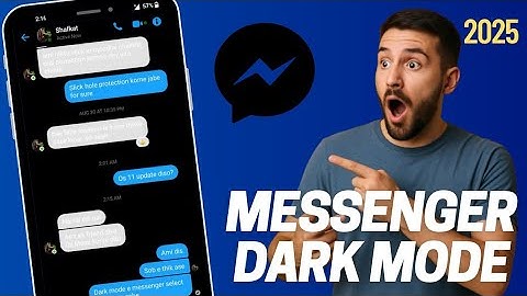 How to Enable Dark Mode on Facebook Messenger (2025 New Update) | Messenger Dark Mode
