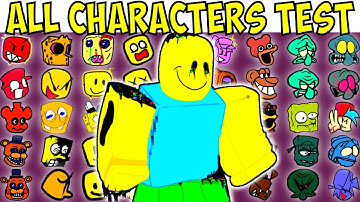 ALL CHARACTERS TEST | FNF Character Test | Gameplay VS Playground