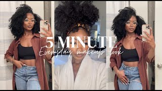 5 Minute Everyday Make Up by Tikyo Tareea 400 views 1 year ago 4 minutes