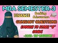 MBA SEM-3 Banking & Insurance Gunshot Questions💯✅| 2025 O.U | Finance Specialization | Score "O"