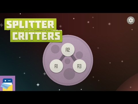 Splitter Critters: Bonus Moon A, Levels A1, A2, A3 Walkthrough & iOS Gameplay (by RAC7 Games) - YouTube