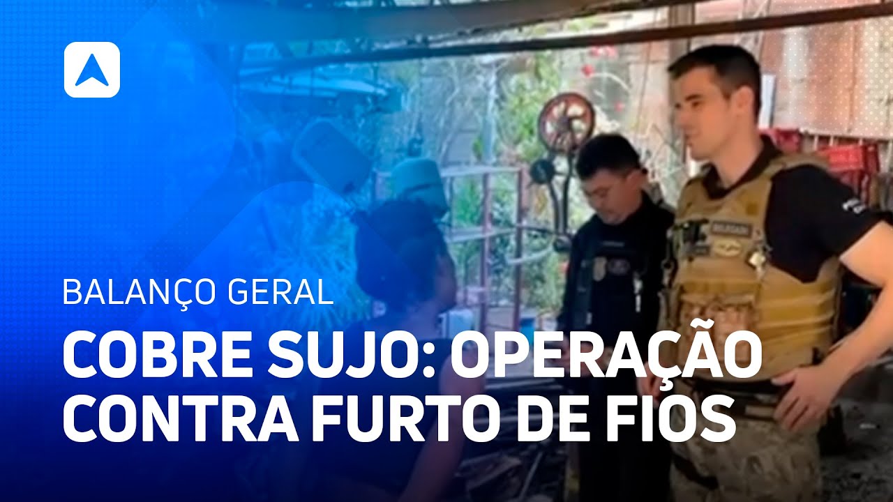 Operação Cobre Sujo investiga esquema de furto de cabos e receptação