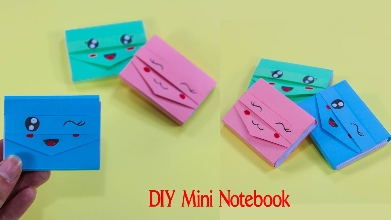 DIY MINI NOTEBOOKS ONE SHEET OF PAPER - DIY BACK TO SCHOOL / /Origami ...