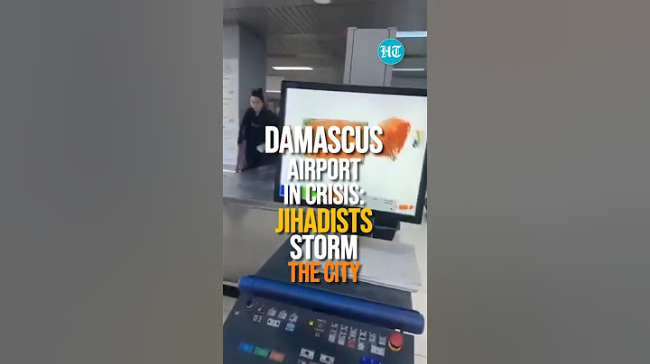 Emergency in Damascus: Jihadist Group Storm City, Airport Evacuated | Bashar al-Assad Flees