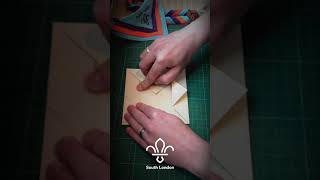 How to make a floating origami boat