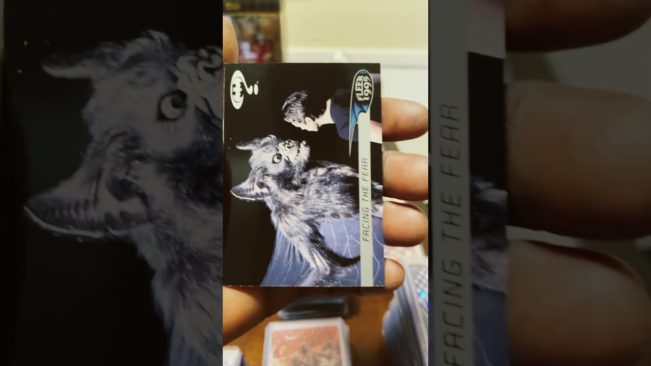 1995 Fleer Batman Forever trading cards this complete set will be sick