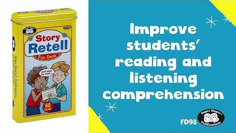 Help students learn the skill of Story Retell with this fun deck from Super Duper Publications.